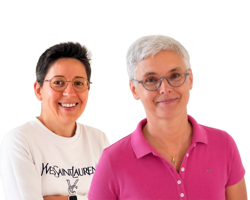 Catherine et Géraldine, associées de l’agence web CréatifGraf près de Brive